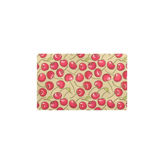 Cherry Pattern Print Design CH05 Kitchen Mat