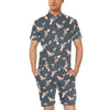 KOI Fish Pattern Print Design 04 Men's Romper