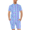 Mermaid Tail Design Print Pattern Men's Romper