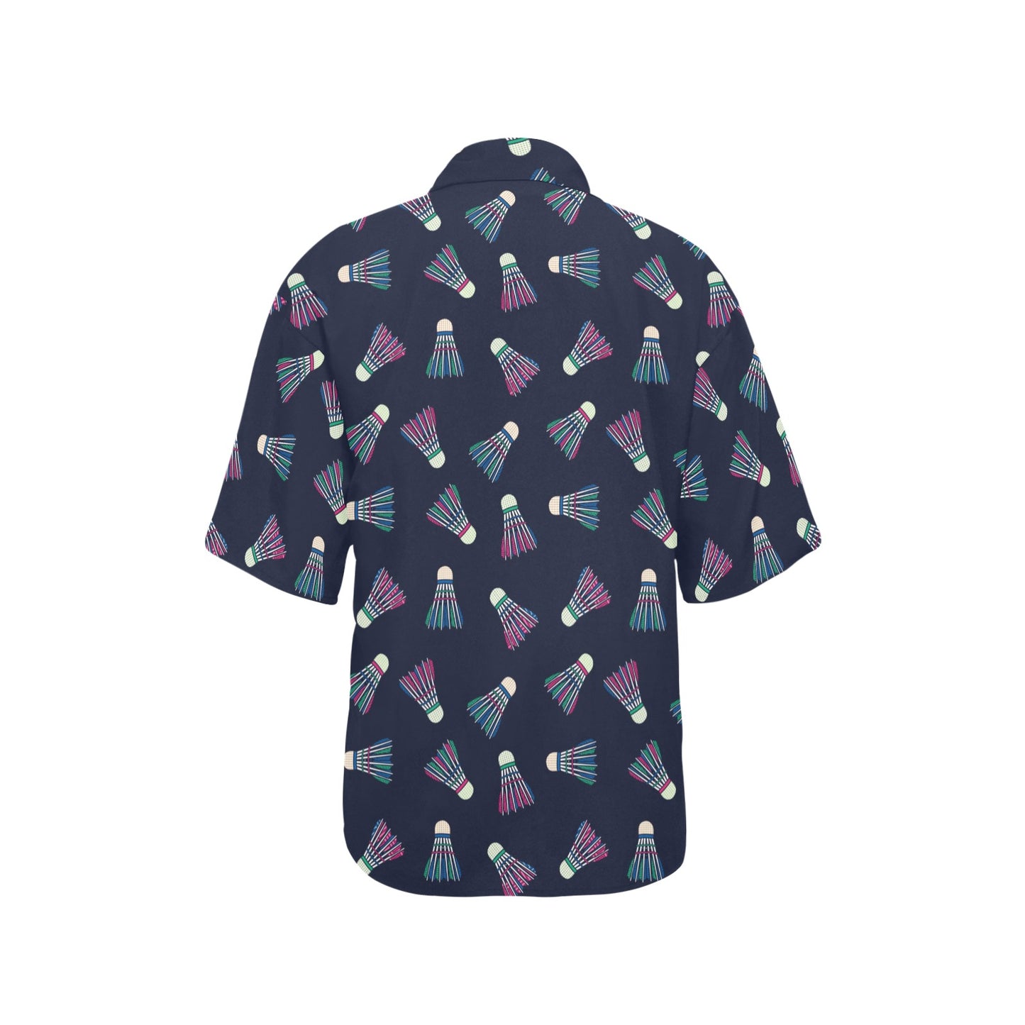 Badminton Ball Pattern Print Design 02 Women's Hawaiian Shirt