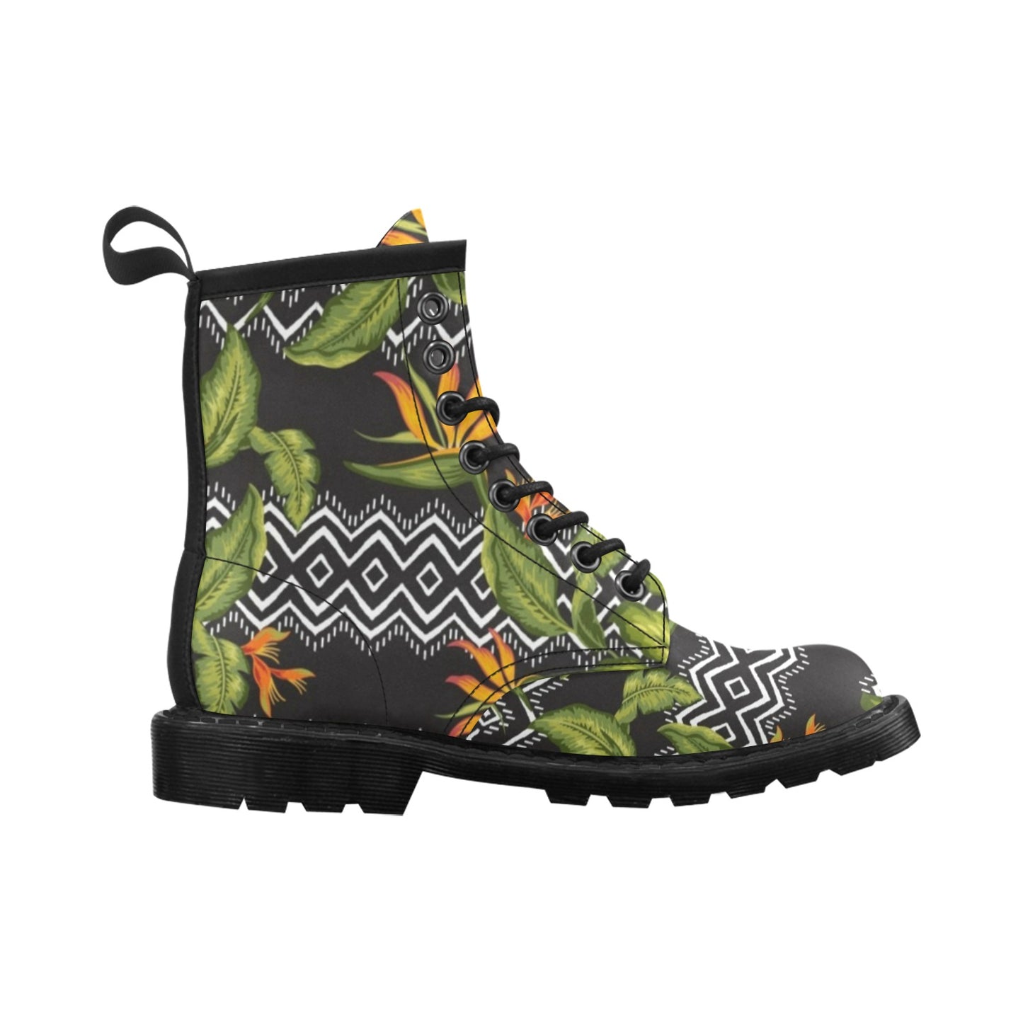 Bird Of Paradise Pattern Print Design BOP07 Women's Boots