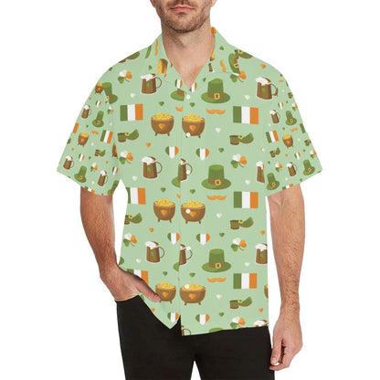 St Patricks Day Print Design LKS302 Men's Hawaiian Shirt