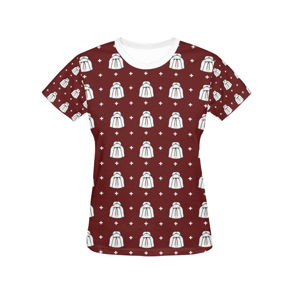 Shih Tzu Print Design LKS301 Women's  T-shirt