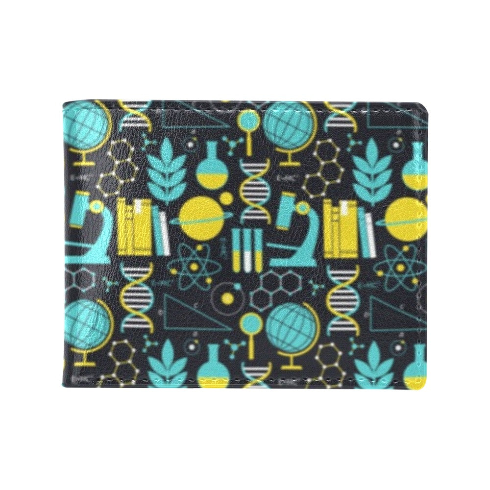Science Print Design LKS301 Men's ID Card Wallet