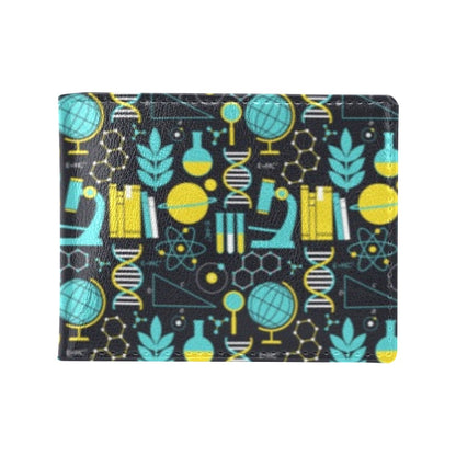 Science Print Design LKS301 Men's ID Card Wallet