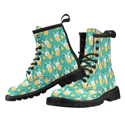 Easter Eggs Pattern Print Design RB02 Women's Boots