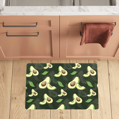 Avocado Pattern Print Design AC07 Kitchen Mat