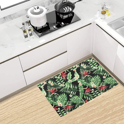 Bird Of Paradise Pattern Print Design BOP05 Kitchen Mat