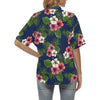 Hibiscus Pattern Print Design HB028 Women's Hawaiian Shirt