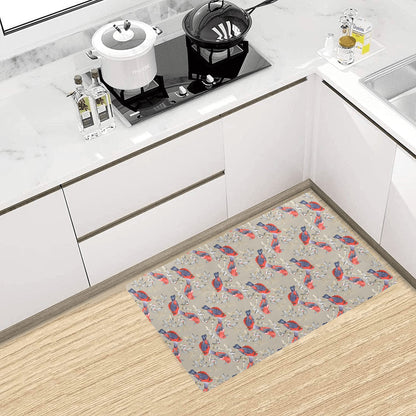 Birds Pattern Print Design 05 Kitchen Mat