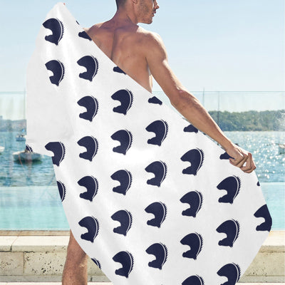 Horse Head Print Design LKS303 Beach Towel 32" x 71"