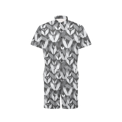 Angel Wings Pattern Design Themed Print Men's Romper