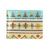 American indian Life Pattern Men's ID Card Wallet