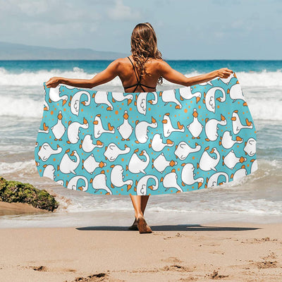 Goose Print Design LKS403 Beach Towel 32" x 71"