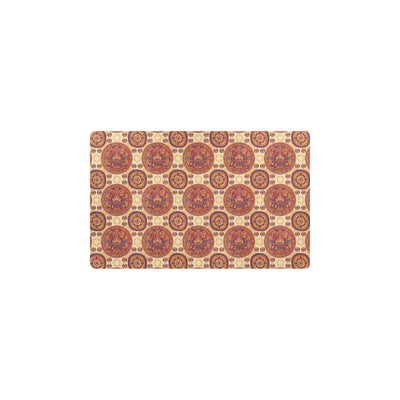 Calendar Aztec Pattern Print Design 01 Kitchen Mat