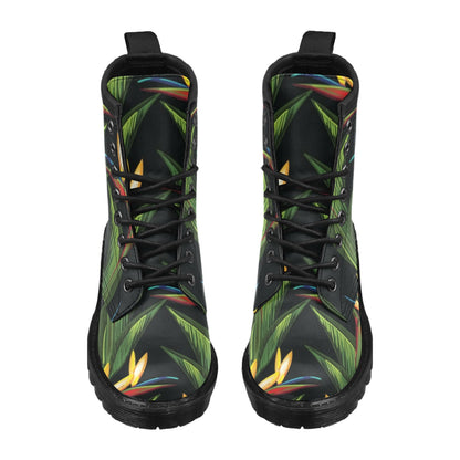 Bird Of Paradise Pattern Print Design BOP012 Women's Boots