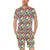 Dinosaur Comic Pop Art Style Men's Romper