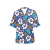 Hibiscus Pattern Print Design HB030 Women's Hawaiian Shirt