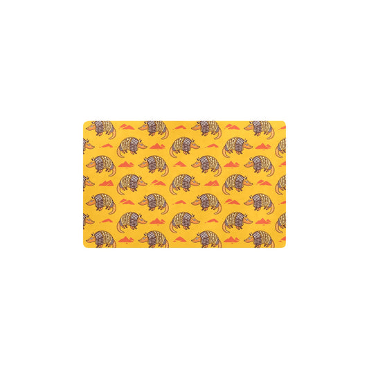 Armadillo Pattern Print Design 03 Kitchen Mat