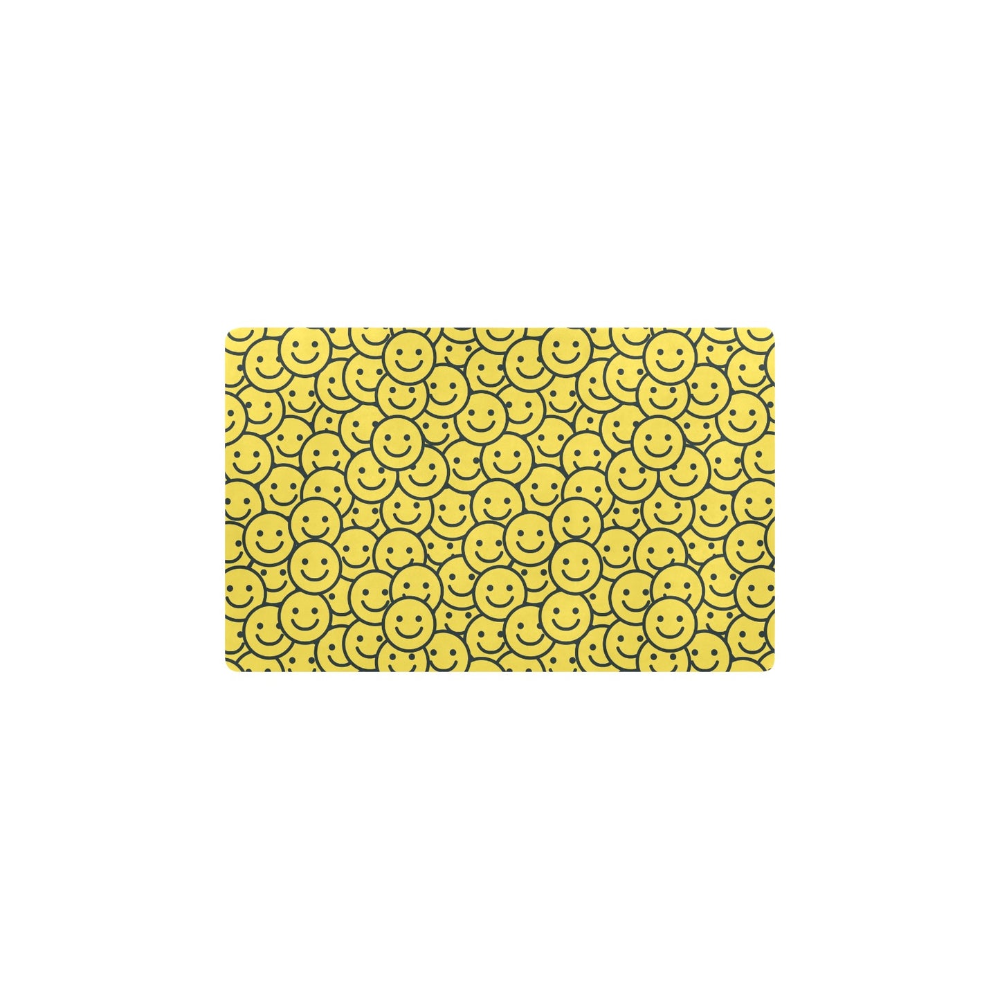 Smiley Face Emoji Print Design LKS302 Kitchen Mat