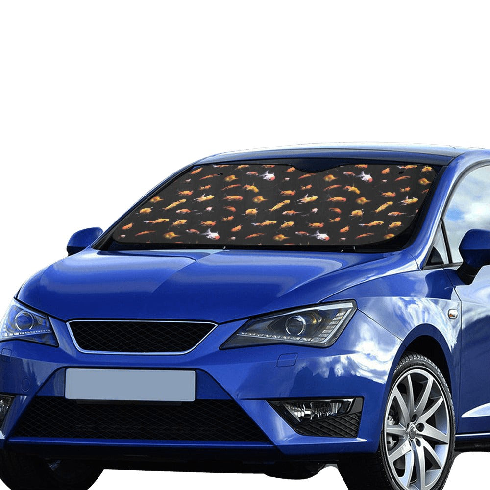 Goldfish Print Design LKS402 Car front Windshield Sun Shade
