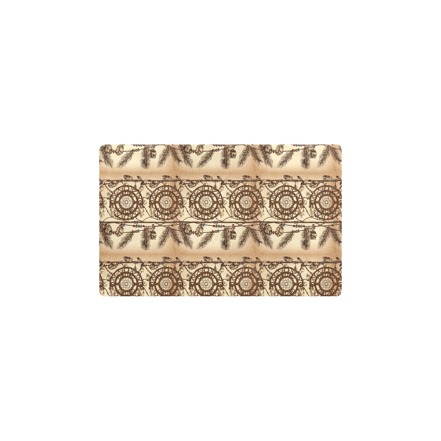 Dream catcher vintage native Kitchen Mat