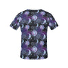 Sun Moon Print Design LKS303 Women's  T-shirt