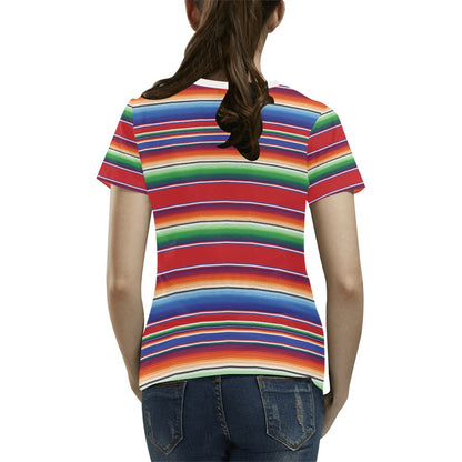 Serape Print Design LKS304 Women's  T-shirt