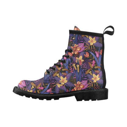 Lily Pattern Print Design LY016 Women's Boots