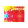 Tie Dye Rainbow Themed Print Men's ID Card Wallet