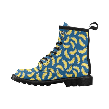 Banana Pattern Print Design BA03 Women's Boots