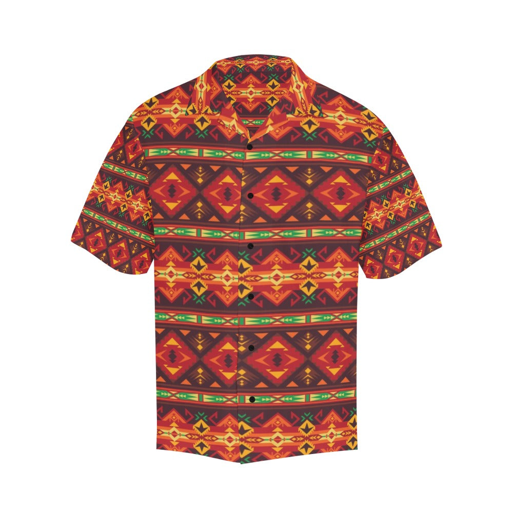 Southwest Pattern Print Design LKS309 Men's Hawaiian Shirt