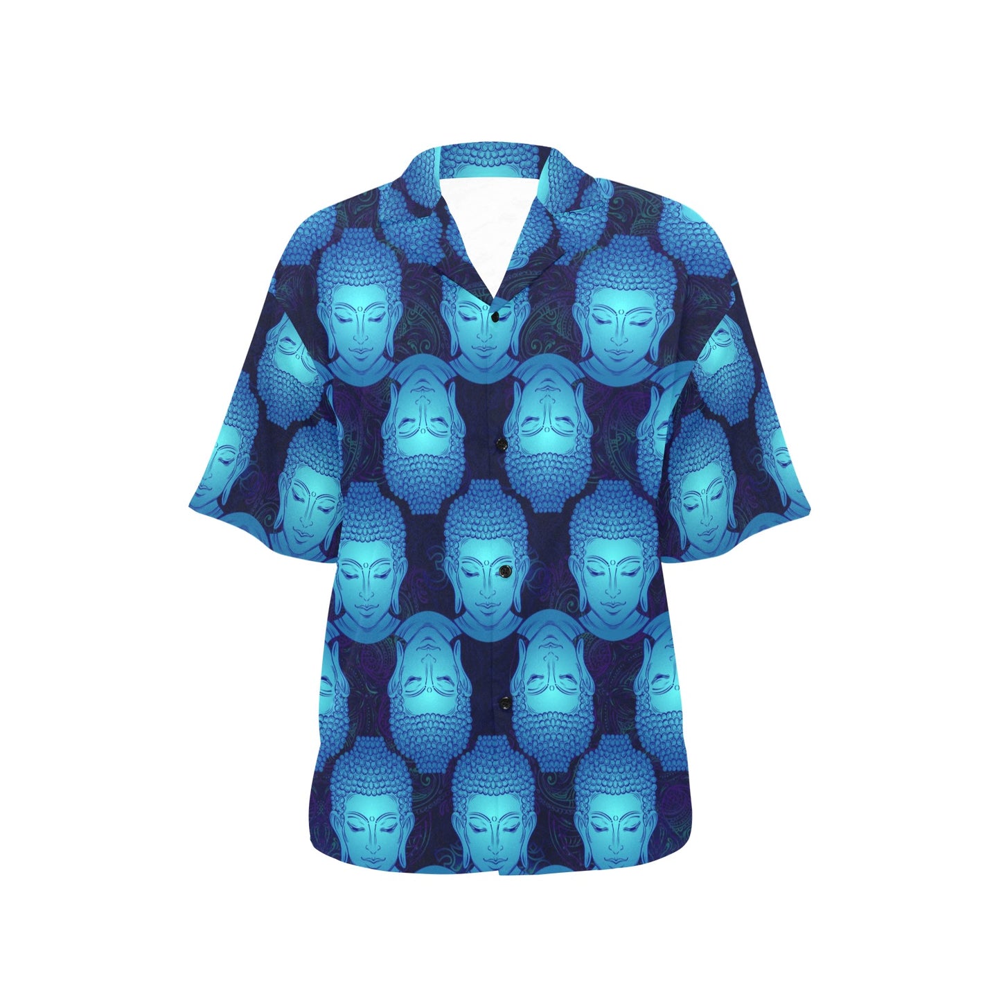 Buddha Head Mandala Women's Hawaiian Shirt