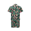 Bird Of Paradise Pattern Print Design BOP03 Men's Romper