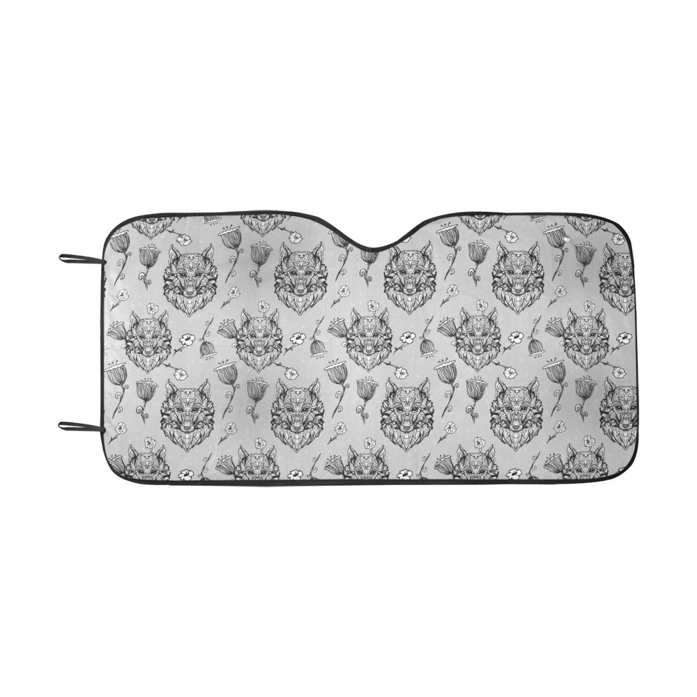 Tribal Pattern Print Design LKS306 Car front Windshield Sun Shade
