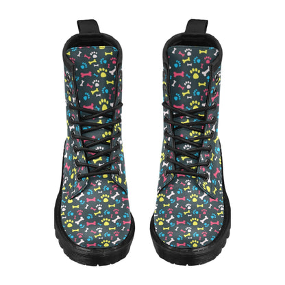Paw Design Print Women's Boots