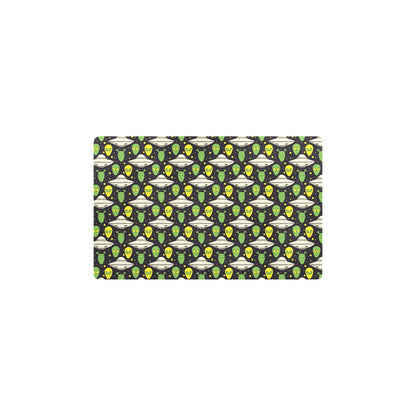 Alien UFO Pattern Kitchen Mat