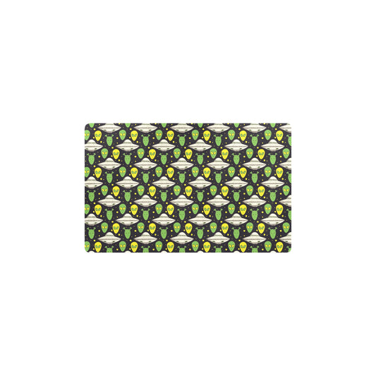 Alien UFO Pattern Kitchen Mat
