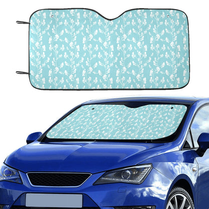 Sweet Pea Print Design LKS302 Car front Windshield Sun Shade