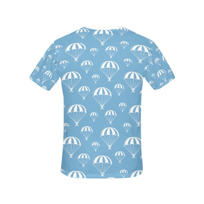 Skydiver Print Design LKS305 Women's  T-shirt
