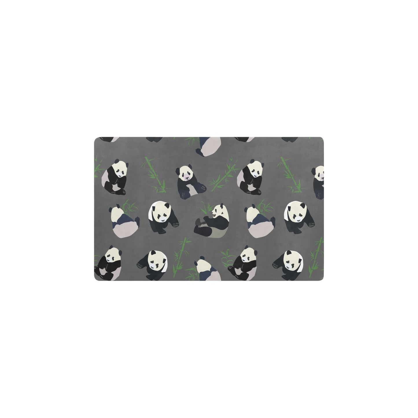 Panda Pattern Print Design A06 Kitchen Mat