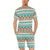 Navajo Style Print Pattern Men's Romper