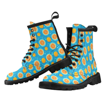Grapefruit Pattern Print Design GF03 Women's Boots