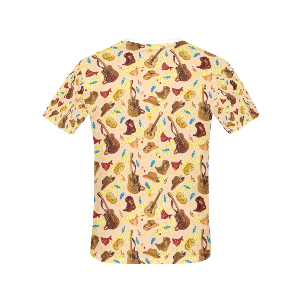 Western Lifestyle Print Design LKS303 Women's  T-shirt