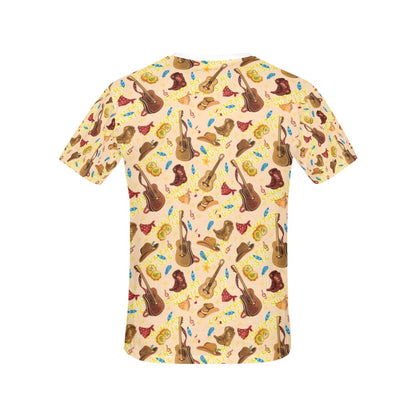 Western Lifestyle Print Design LKS303 Women's  T-shirt