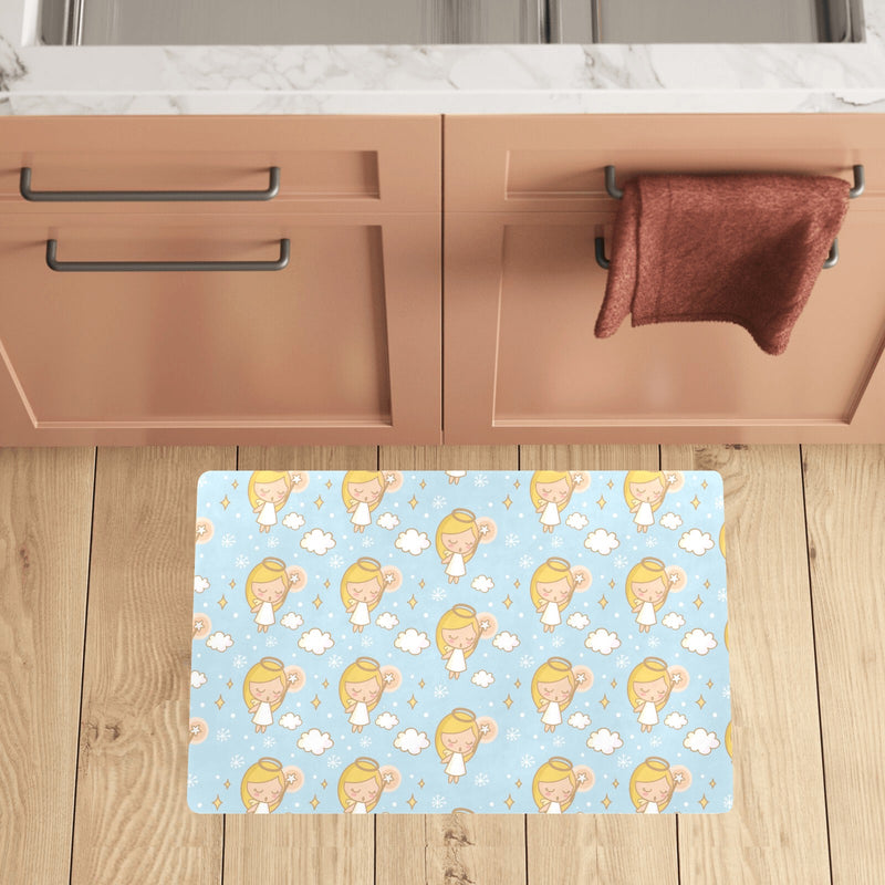 Angel Pattern Print Design 05 Kitchen Mat