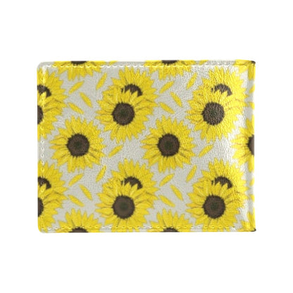 Sunflower Print Design LKS309 Men's ID Card Wallet