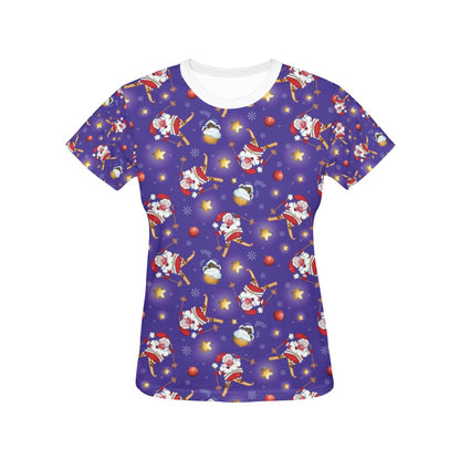 Ski Print Design LKS308 Women's  T-shirt