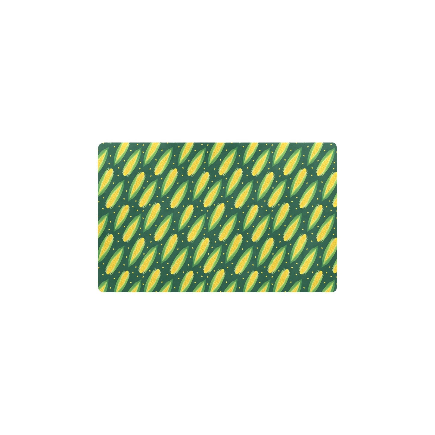 Corn Pattern Print Design 03 Kitchen Mat