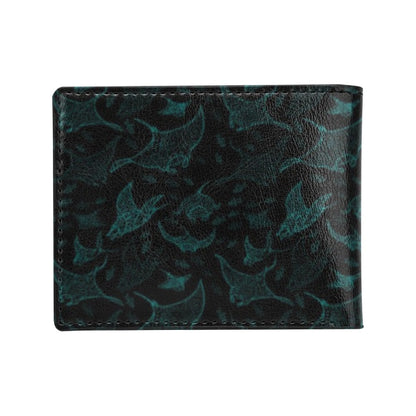 Manta Ray Print Design LKS402 Men's ID Card Wallet